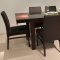 DT305 Dining Table by At Home USA in Brown w/Options