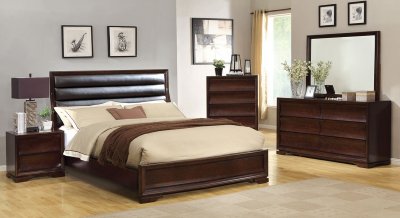 CM7116 Kozani Bedroom in Walnut w/Optional Casegoods