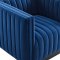 Conjure Accent Chair in Navy Performance Velvet by Modway