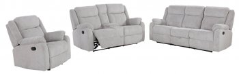 U7303 Reclining Sofa in Goat Smoke by Global w/Options [GFS-U7303 Goat Smoke]