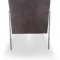 Eva Accent Chair 529 in Grey Velvet Fabric by Meridian