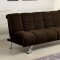 CM2908 Maybelle Sofa Bed in Chocolate Fabric w/Optional Chair