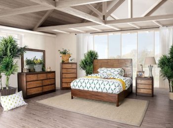 Covilha 5Pc Bedroom Set CM7522 in Antique Brown w/Options [FABS-CM7522-Covilha]