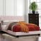 Velen 4Pc Bedroom Set CM7949PK in Blush Pink Flannelette