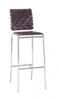 Set of 2 Leatherette Barstools w/Choice of Colors [ZBA-Criss Cross Barstool]