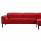 Clayton Sectional Sofa 31240 in Red Fabric by VIG