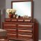 B2700G Bedroom in Oak w/2 Drawer Bed & Optional Casegoods