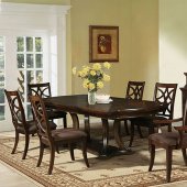 60560 Keenan Dining Table in Dark Walnut by Acme w/Options