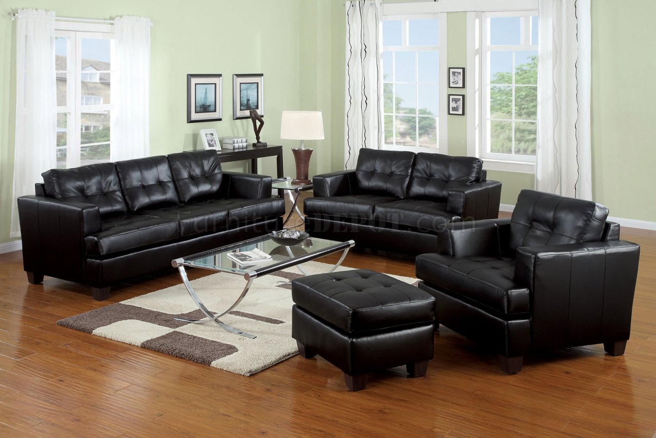 sears leather living room set
