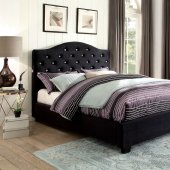 Betelguese Bed CM7421BK in Black w/LED Light Headboard