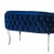 Adina Loveseat TOV-S136 in Navy Velvet Fabric by TOV Furniture