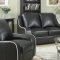 504221 Myles Sofa in Black Bonded Leather by Coaster w/Options