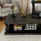 Keira Coffee Table CM4455 in Weathered Walnut w/Options