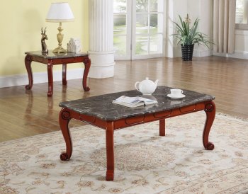 Bella 232 Coffee Table in Cherry w/Options by Meridian [MRCT-232G Bella]