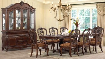 Becky Dining Set 5Pc w/Optional Chairs & Buffet with Hutch [ADDS-Becky]