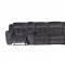 Mccobb Motion Sectional Sofa in Charcoal Fabric by Klaussner