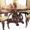 Brown Finish Classic 5Pc Dining Set w/Optional Chairs & Buffet