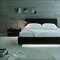 Dark Brown Modern Bedroom Set w/Kaiman Leather Storage Bed