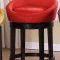 Choice of Color Microfiber Set of 2 Igloo Swivel Barstools