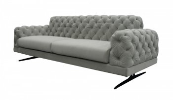 Sepulveda Sofa in Grey Velvet Fabric by VIG [VGS-Sepulveda Grey]