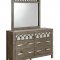 Zaragoza CM7585 Bedroom in Rustic Natural Tone w/Options