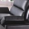 Souli Sofa in Black Bonded Leather by American Eagle Furniture