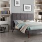 Kinsale Platform Bed 5875GY-1 in Gray by Homelegance w/Options