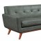 Lyon Sofa TOV-S31 in Smoke Grey Eco-Leather by TOV Furniture