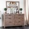 Dion Bedroom CM7361 in Weathered Light Oak w/Options