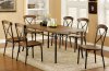 Crosby CM3827T Dining Set in Bronze Tone w/Options