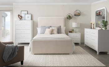 Anastasia Bedroom 224751 in Pearl White by Coaster w/Options [CRBS-224751 Anastasia]