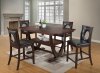 D1007BT Counter Height Dining Set 5Pc in Cappuccino by Global