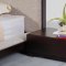 Wenge Finish Modern Bedroom Set w/Platform Bed