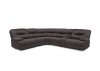 Gladiator 70048 Power Motion Sectional Chocolate -Manwah Cheers