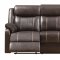 Domino Motion Sofa & Loveseat Set in Chocolate by Klaussner