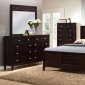 F9281 Bedroom 5Pc Set in Dark Espresso by Boss w/Options