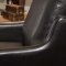 Black or Brown Bonded Leather Modern Accent Chair