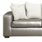 Graphite Polyester Microfiber Modern Sofa & Chair Set w/Options