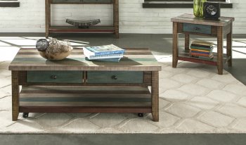 Boho Loft Coffee Table & 2 End Tables 174-OT 3Pc Set by Liberty [LFCT-174-OT-Boho Loft]