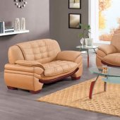 7174 Sofa in Tan Bonded Leather by American Eagle w/Options