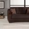 Willow Santa Glory Dark Brown Loveseat Bed by Istikbal