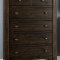 Southern Pines Bedroom 5Pc Set 818-BR-QSB in Bark w/Storage Bed