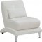 Sherri Sofa & Loveseat CM6413WH in White Leatherette w/Options