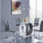 D1628DT Dining Set 5Pc in White & Grey by Global w/Options