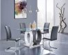 D1628DT Dining Set 5Pc in White & Grey by Global w/Options