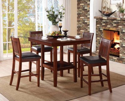 Galena 5050-36 Counter Height Dining Set 5Pc by Homelegance