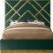 Vector Bed in Green Velvet Fabric by Meridian w/Options