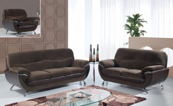 U4160 Sofa in Chocolate by Global Furniture USA w/Options [GFS-U4160 CHOC/CHOC]