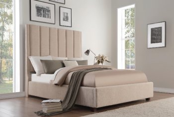 Neunan Storage Bed 5876BE-1DW in Beige by Homelegance w/Options [HEB-5876BE-1DW-Neunan Beige]