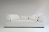 White Fabric Modern Elegant Sofa